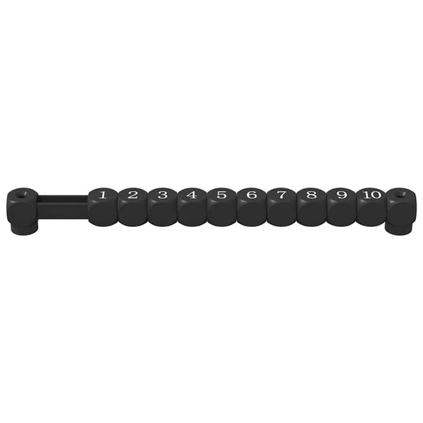 Tischfußball Zähler Schwarz 2er Set