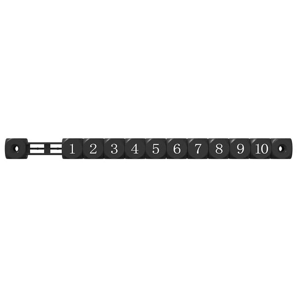 Tischfußball Zähler Schwarz 2er Set