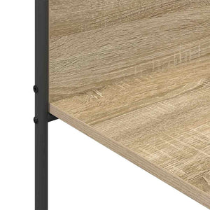 vidaXL Portant avec étagère Marron 120 x 44 x 160 cm Bois d'ingénierie
