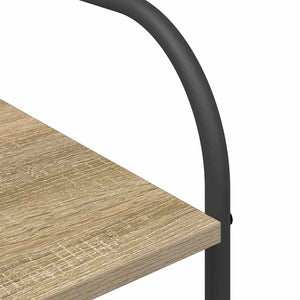 vidaXL Portant avec étagère Marron 120 x 44 x 160 cm Bois d'ingénierie