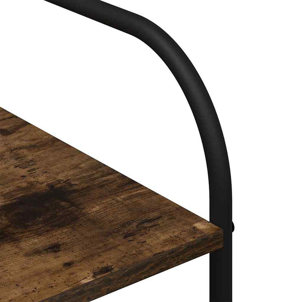 Kleiderständer mit Regal Eichen-Optik