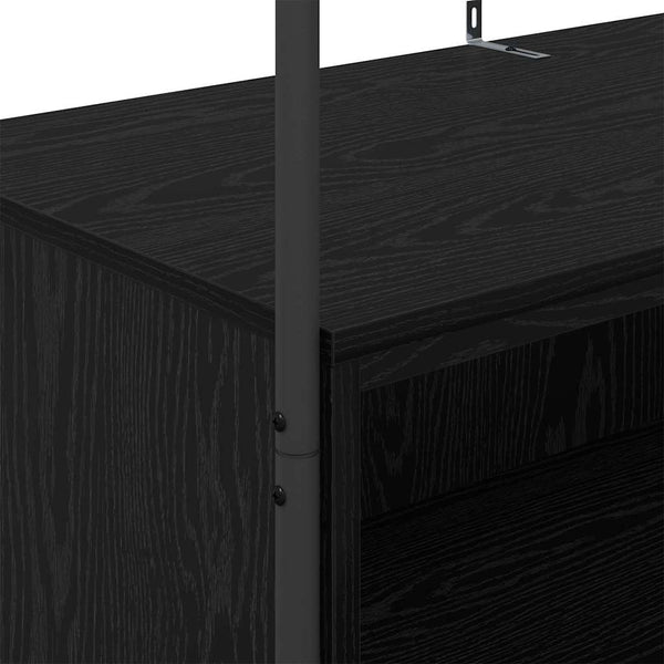 Schwarzer Kleiderständer 100x44x160cm