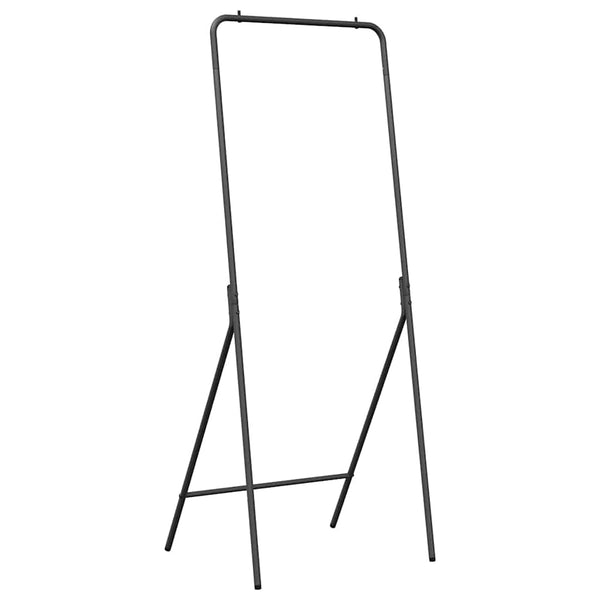 Kleiderständer Schwarz Stahl 60x53x155cm