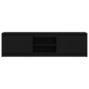 TV-Einheiten Schwarz Holzwerkstoff 180 cm (2er Set)