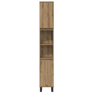Badezimmermöbel Set Braun Holzwerkstoff 3-teilig