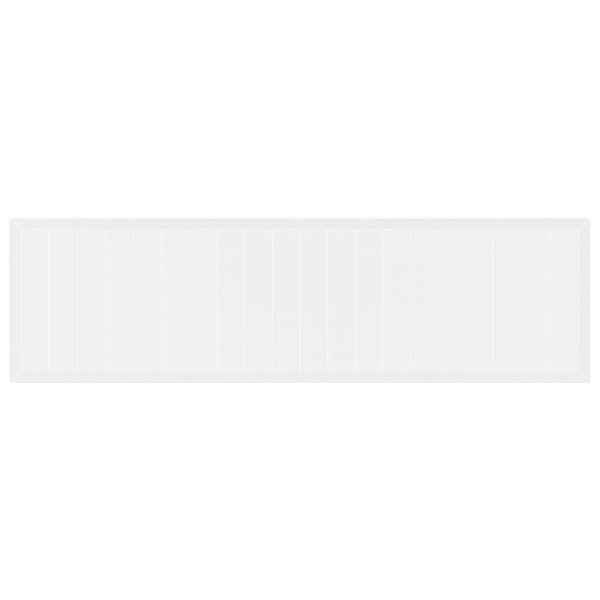Gartentisch Weiß Poly-Rattan 350cm