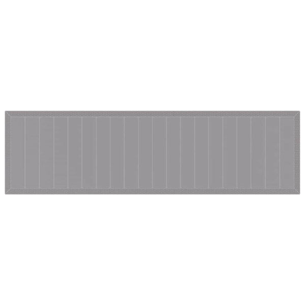 Gartentisch Hellgrau Poly-Rattan 350cm