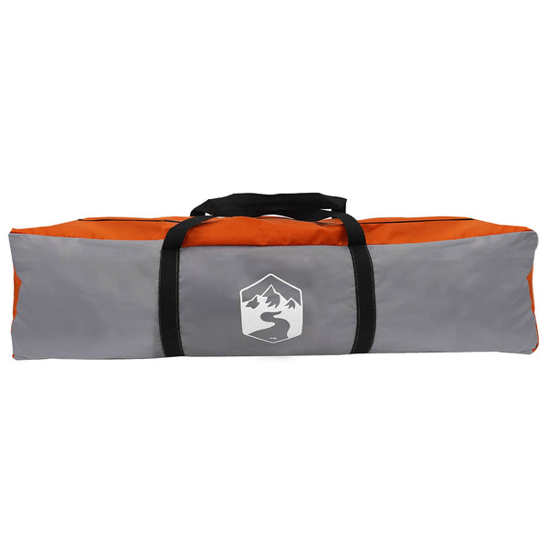 2-Personen Sofortzelt Grau/Orange