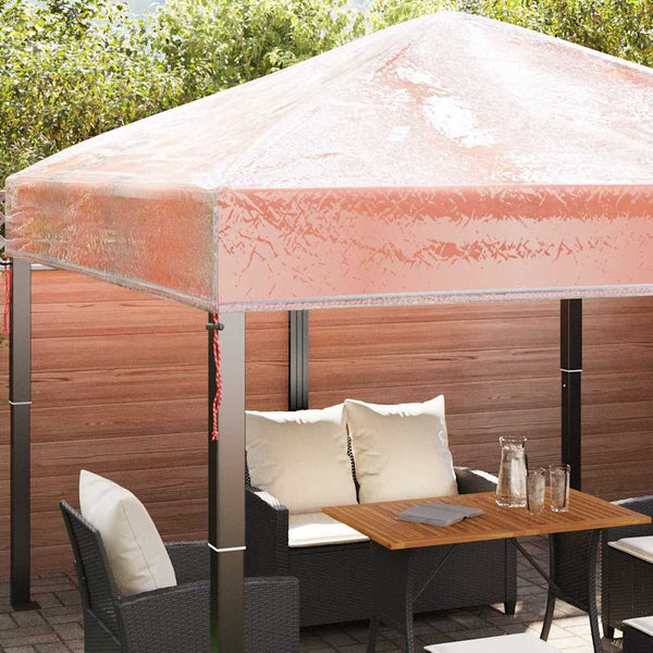 Pavillon Ersatzbezug Transparent PVC 300x300