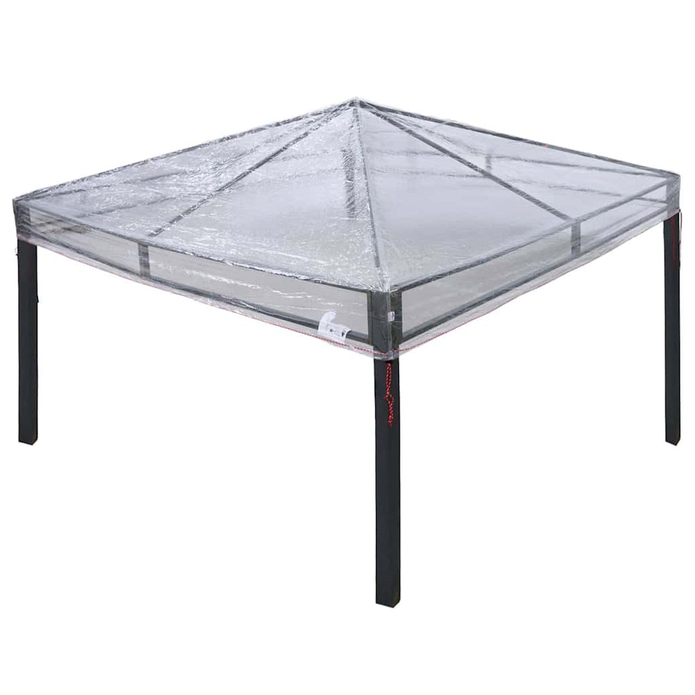 Pavillon Ersatzbezug Transparent PVC 300x300