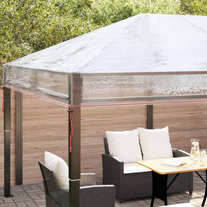 Pavillon Ersatzbezug Transparent PVC 400x300