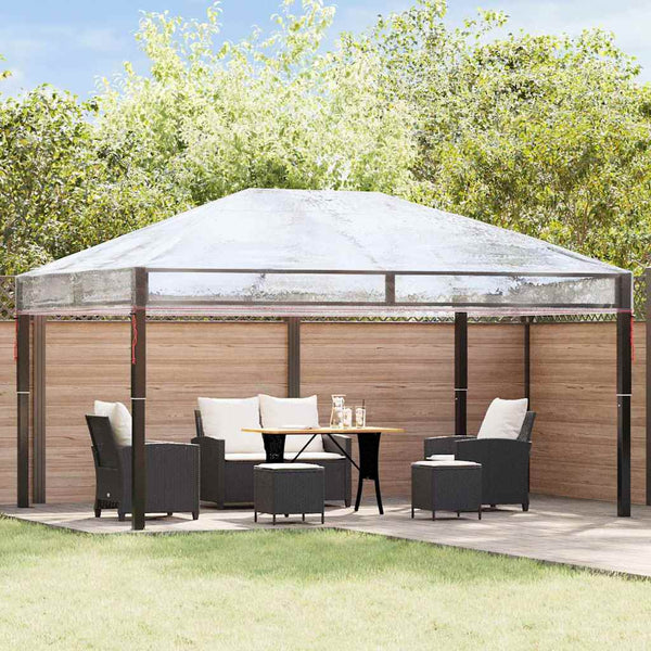 Pavillon Ersatzbezug Transparent PVC 400x300