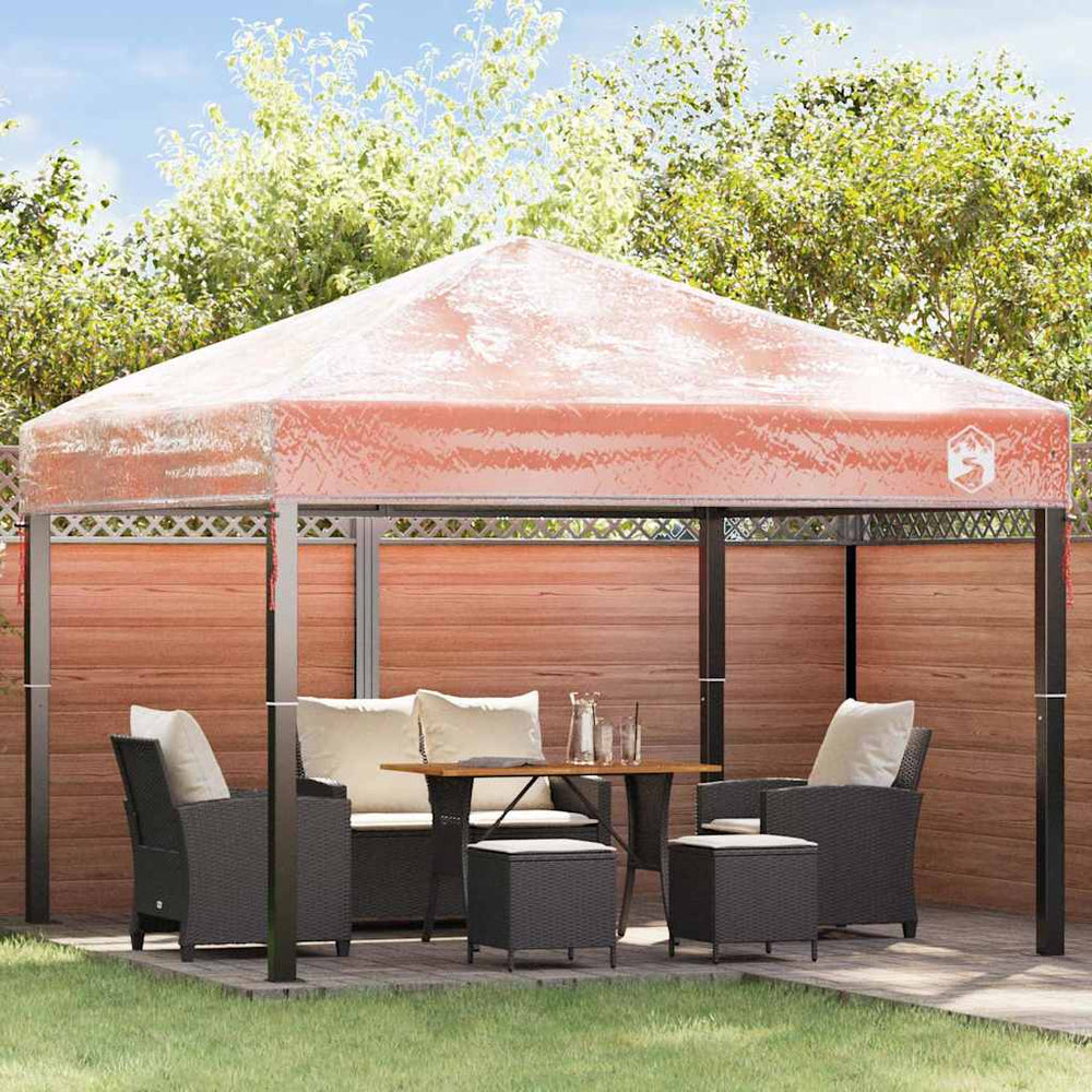 Pavillon Ersatzbezug Transparent PVC 300x300