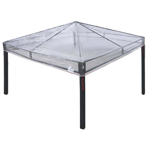 Pavillon Ersatzbezug Transparent PVC 300x300