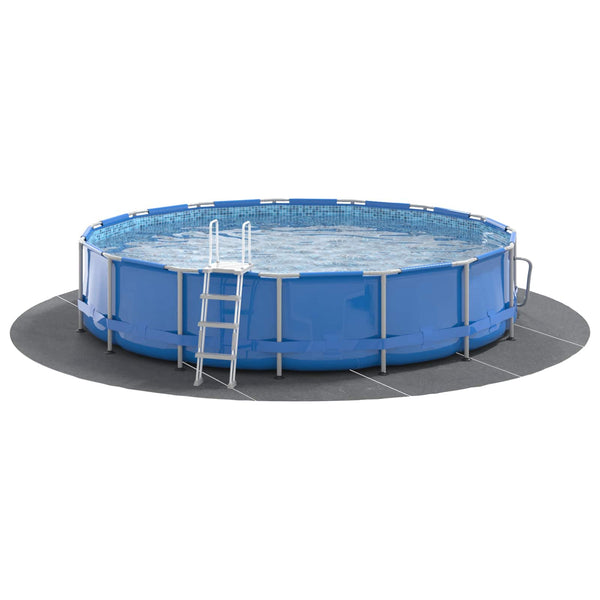 Pool Bodenfolie Hellgrau Ø 610cm