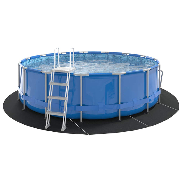 Pool Bodenfolie Schwarz Ø 428cm
