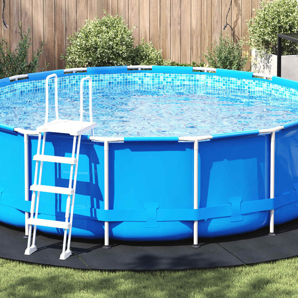 Pool Bodenfolie Schwarz Ø 458cm