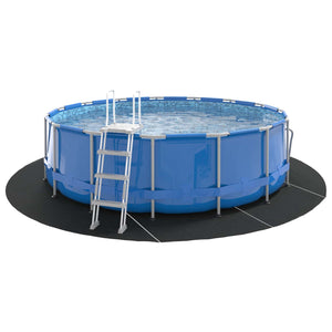 Pool Bodenfolie Schwarz Ø 458cm