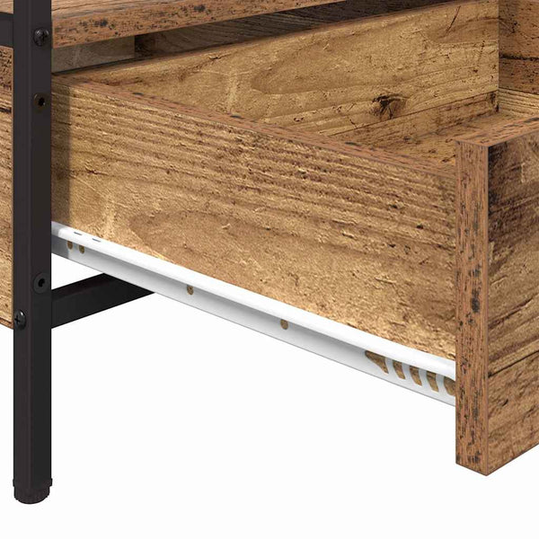Couchtisch Altholz mit Schublade 100x51 cm