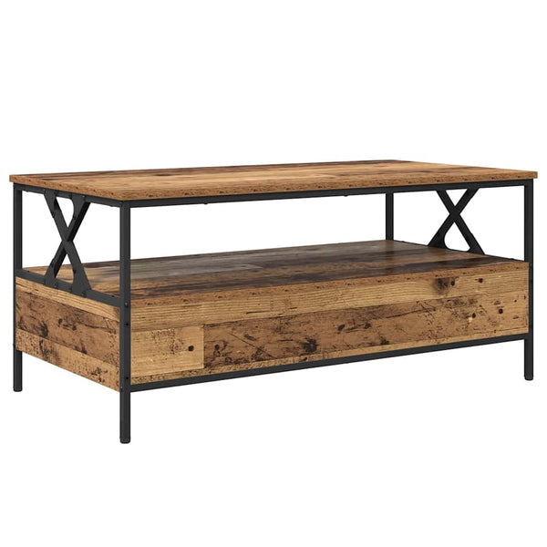 Couchtisch Altholz mit Schublade 100x51 cm