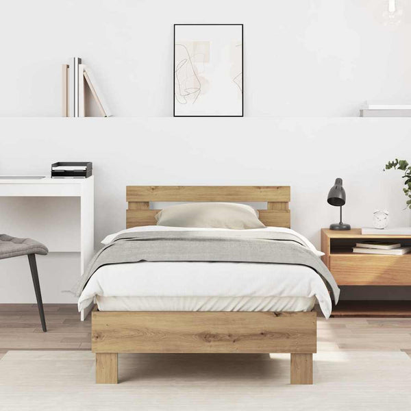 Bettrahmen Artisan-Eiche 193x95 cm