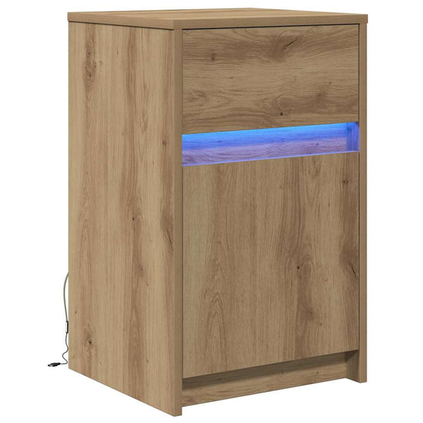 LED Nachttisch Artisan Eiche