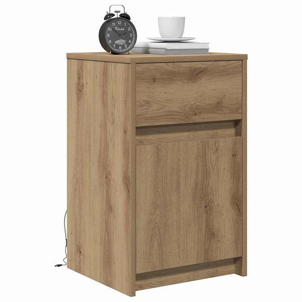 LED Nachttisch Artisan Eiche