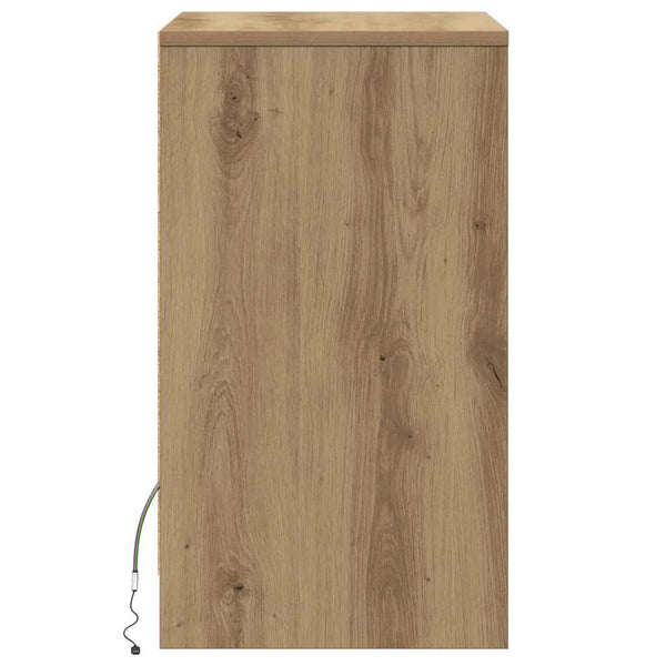 LED Nachttisch 2er-Set Artisan Eiche