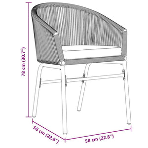 vidaXL Salon de jardin 7 pcs Marron Résine tressée