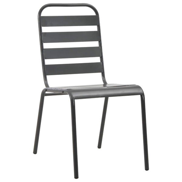 Garten Essgruppe 11-teilig Anthrazit Stahl