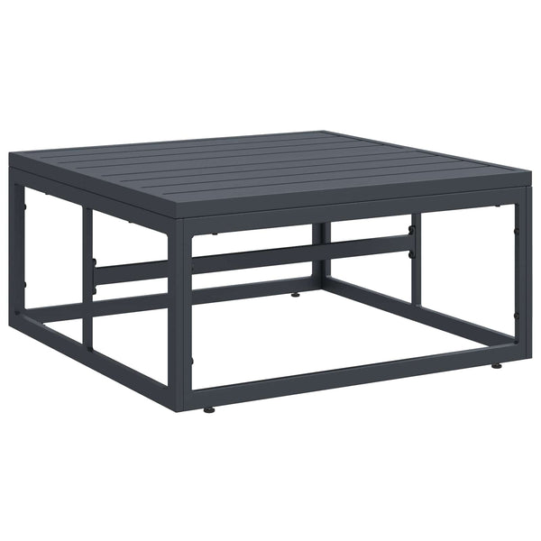 Gartensofa Set mit Kissen, 13-teilig, Schwarz