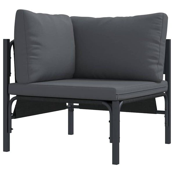 Gartensofa Set mit Kissen, 4-teilig