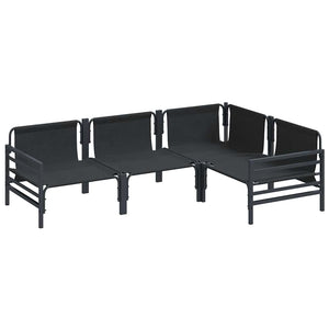 Gartensofa Set mit Kissen, 4-teilig