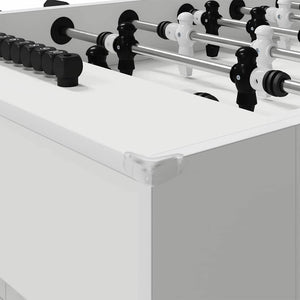 Tischfußballtisch Weiß 146,5 cm