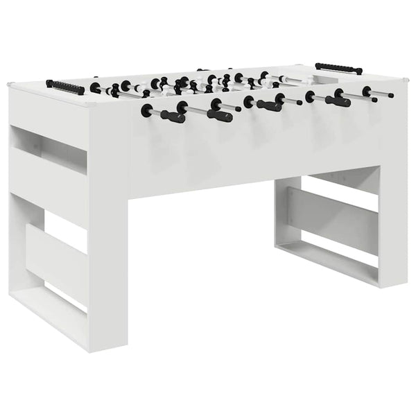 Tischfußballtisch Weiß 146,5 cm