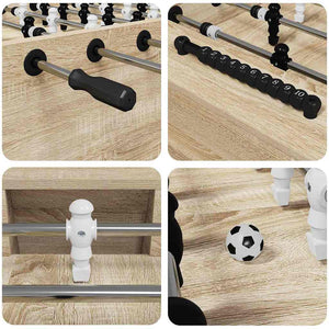 Tischfußballtisch Sonoma Eiche