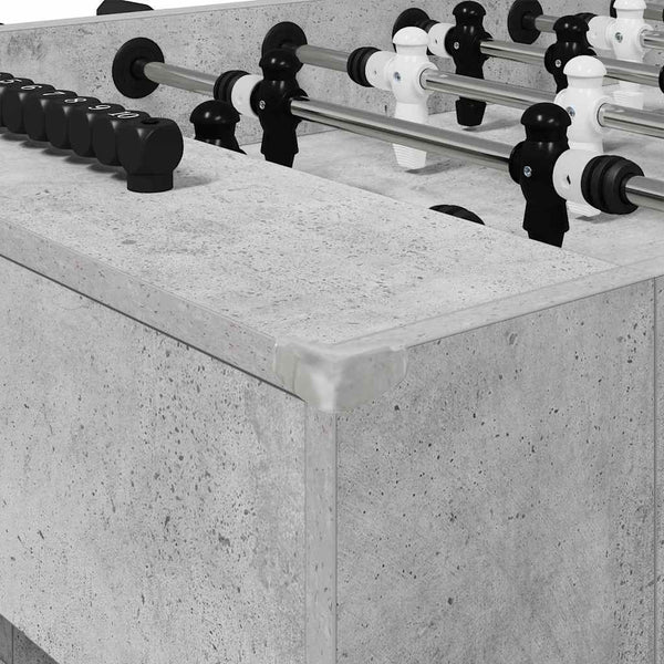 Tischfußballtisch Betongrau