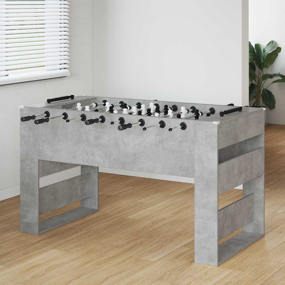 Tischfußballtisch Betongrau