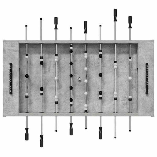 Tischfußballtisch Betongrau