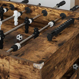 Tischfußballtisch Geräucherte Eiche