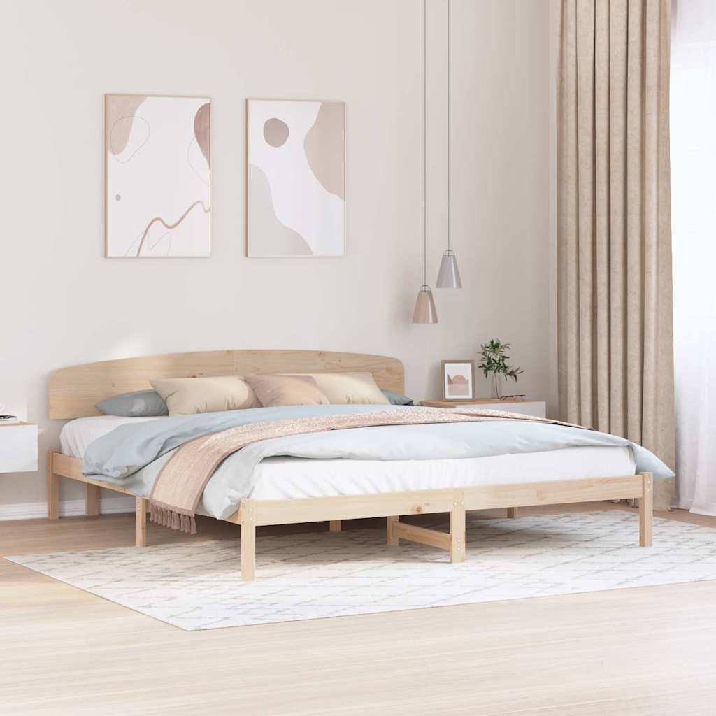 Bettrahmen Kiefer Natur 200x200 cm