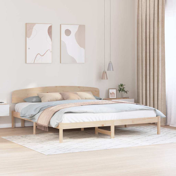 Bettrahmen Kiefer Natur 180x200 cm