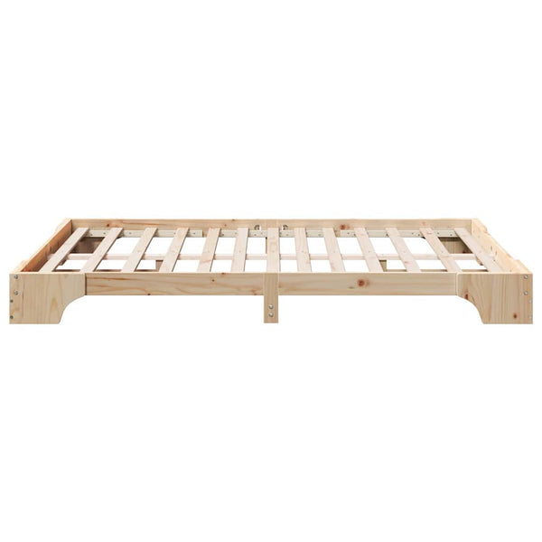Bettrahmen Natur 140x200 Kiefer Massivholz