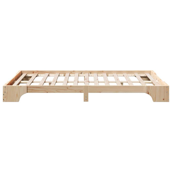 Bettrahmen Kiefer Natur 140x190 cm