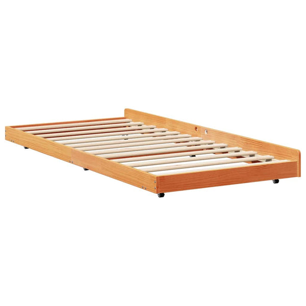 Bettgestell Braun 90x200 cm Kiefer Massivholz