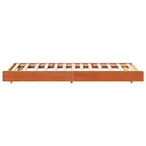Bettgestell Braun 90x200 cm Kiefer Massivholz