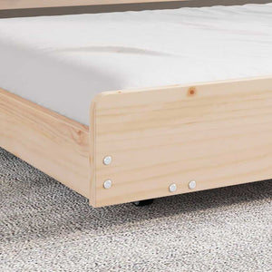 Bettgestell Braun 80x200 cm Kiefer Massivholz