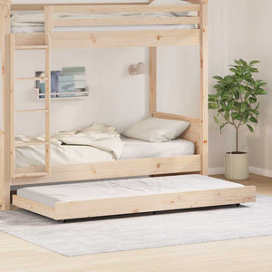 Bettgestell Braun 80x200 cm Kiefer Massivholz