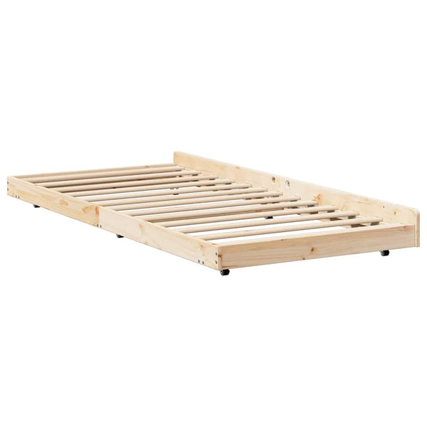 Bettgestell Braun 80x200 cm Kiefer Massivholz
