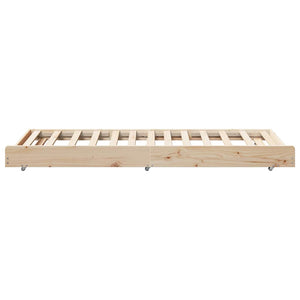 Bettgestell Braun 80x200 cm Kiefer Massivholz